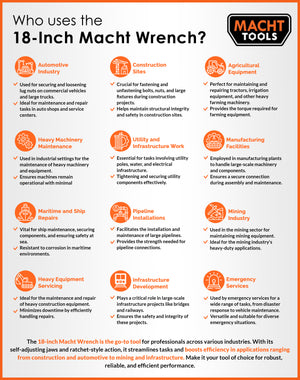 18 inch Macht Wrench (Steel)